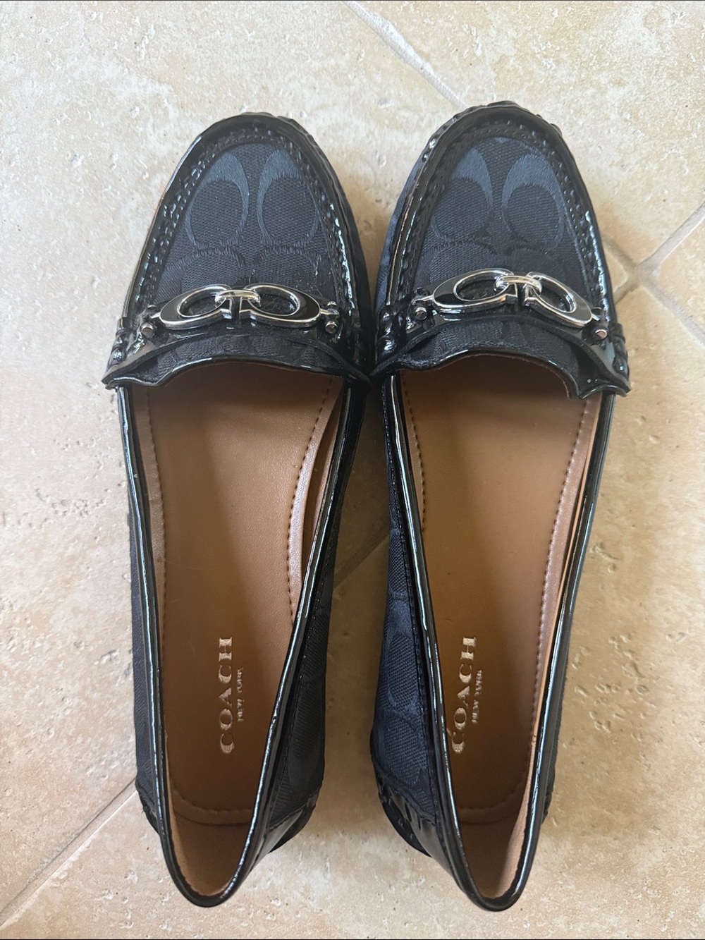 Coach Black Loafers